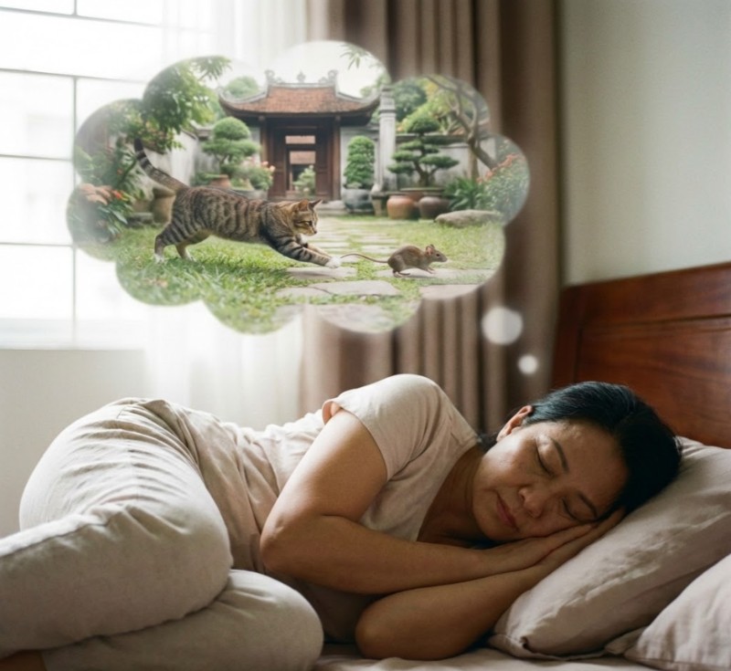 Mèo bắt chuột tượng trưng cho thành công và nắm bắt cơ hội