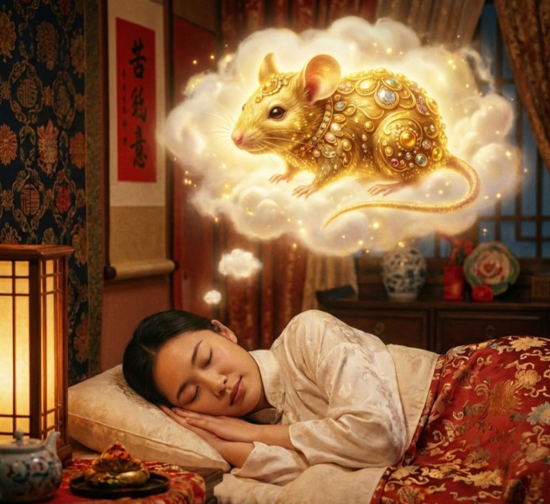 Chuột vàng tượng trưng đại cát, chuột nhắt báo hiệu lộc nhỏ