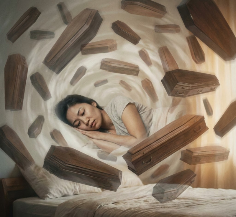 Mơ thấy nhiều quan tài báo hiệu nhiều cơ hội và lựa chọn mới