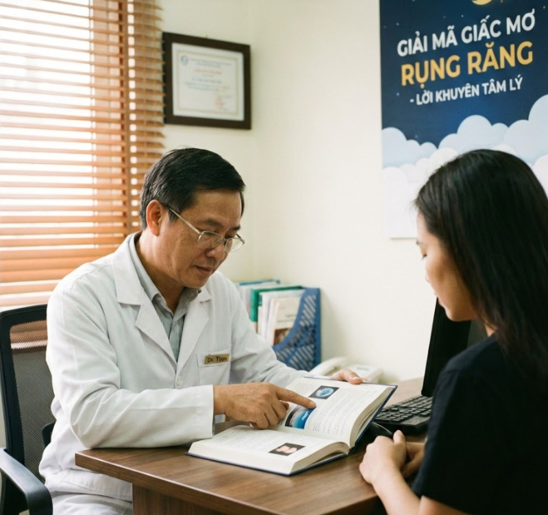 Lời khuyên khi mơ rụng răng là chăm sóc sức khỏe và tinh thần