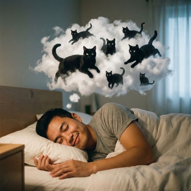 Mơ thấy mèo đen báo hiệu rắc rối hoặc trực giác mạnh mẽ