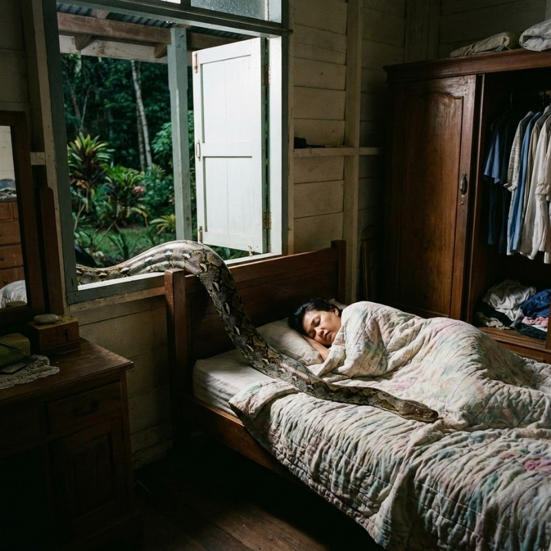 Mơ thấy rắn vào nhà báo hiệu tài lộc hoặc mâu thuẫn gia đạo