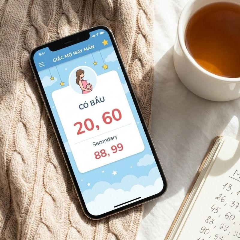 Mơ thấy có bầu kèm con số may mắn theo từng trường hợp