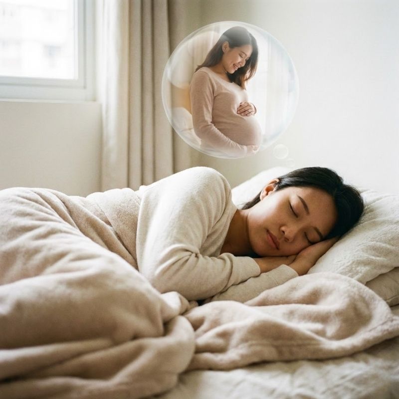 Mơ thấy có bầu báo hiệu khởi đầu mới và vận may