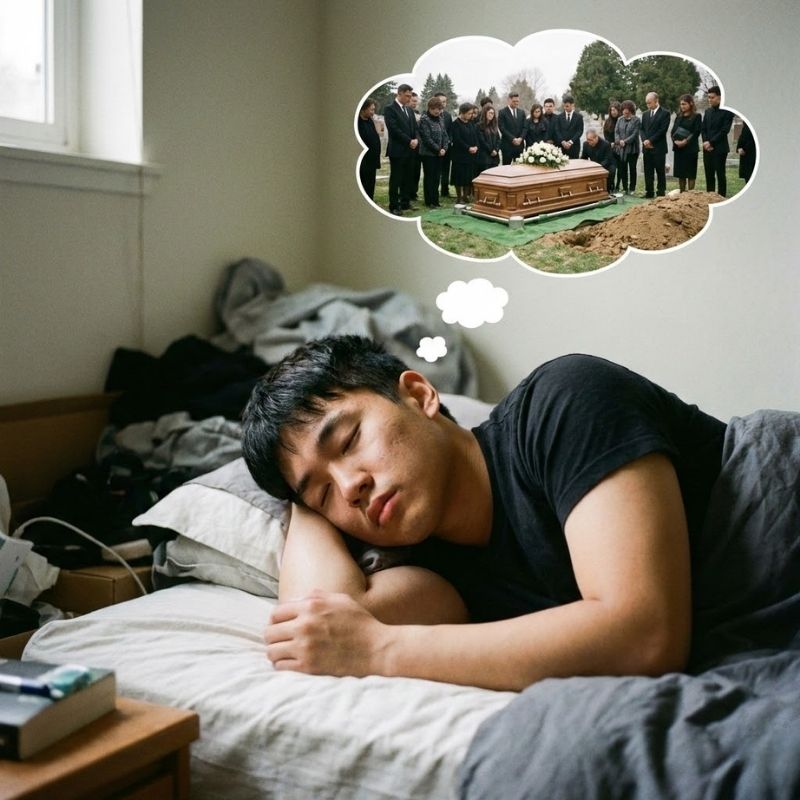 Mơ thấy mình chết tượng trưng cho lột xác và khởi đầu mới