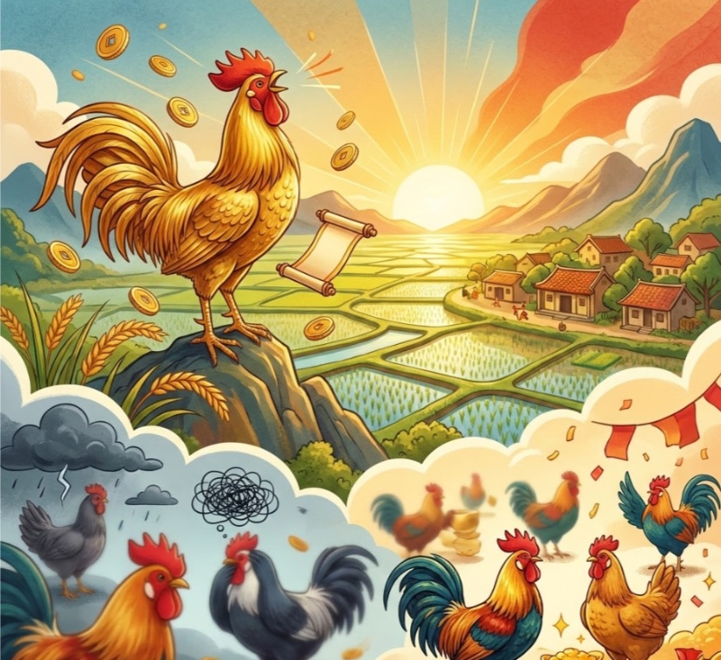 Ý nghĩa phong thủy khi mơ thấy hình ảnh con gà