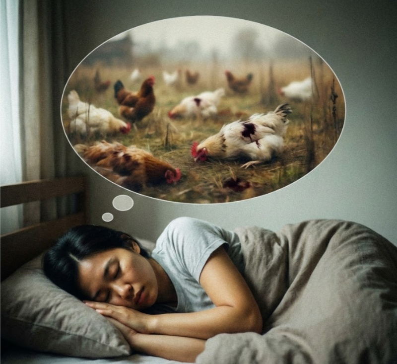 Mơ thấy gà chết cảnh báo tổn thất và sai lầm