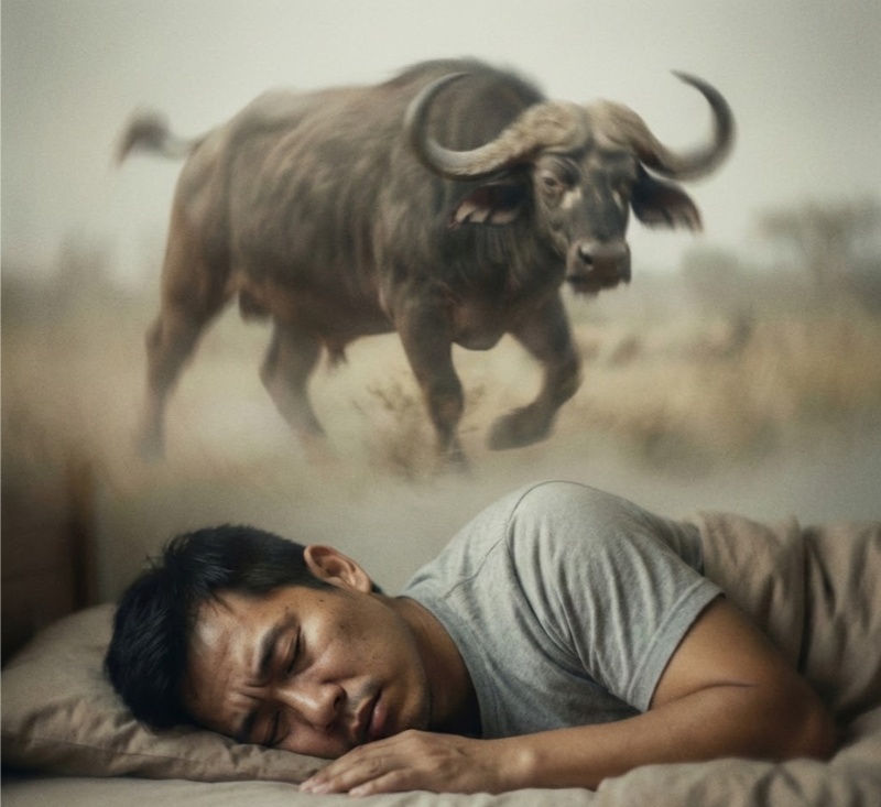 Mơ bị trâu rượt cảnh báo áp lực và xung đột