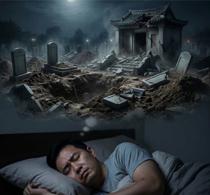 Mơ thấy mồ mả bị đào bới cảnh báo rắc rối và biến động