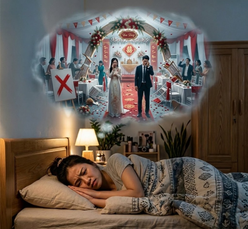 Ý nghĩa giấc mơ thấy lễ cưới bị hủy hoặc gián đoạn