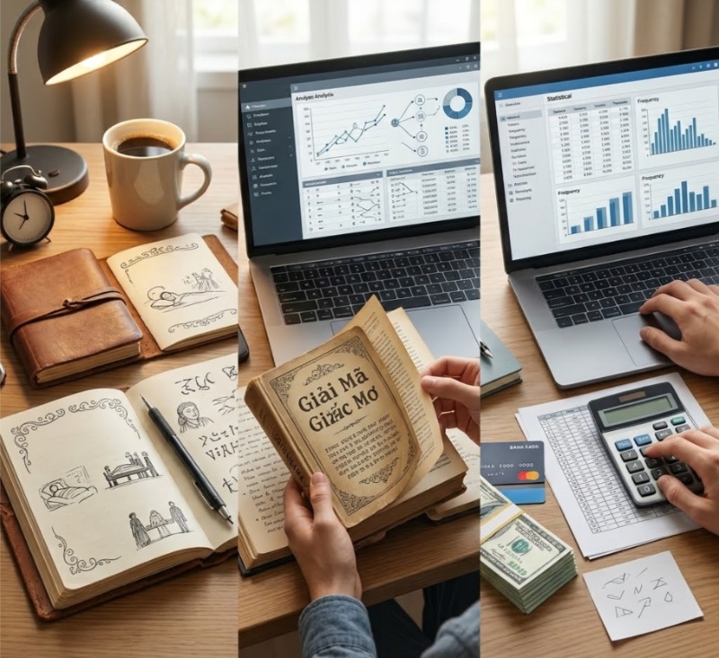 Quy trình phân tích dữ liệu giấc mơ để tìm con số phù hợp