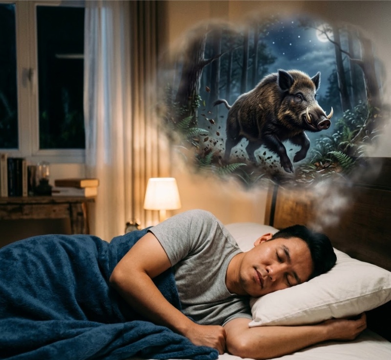 Mơ thấy lợn rừng phản ánh sức mạnh và sự quyết đoán