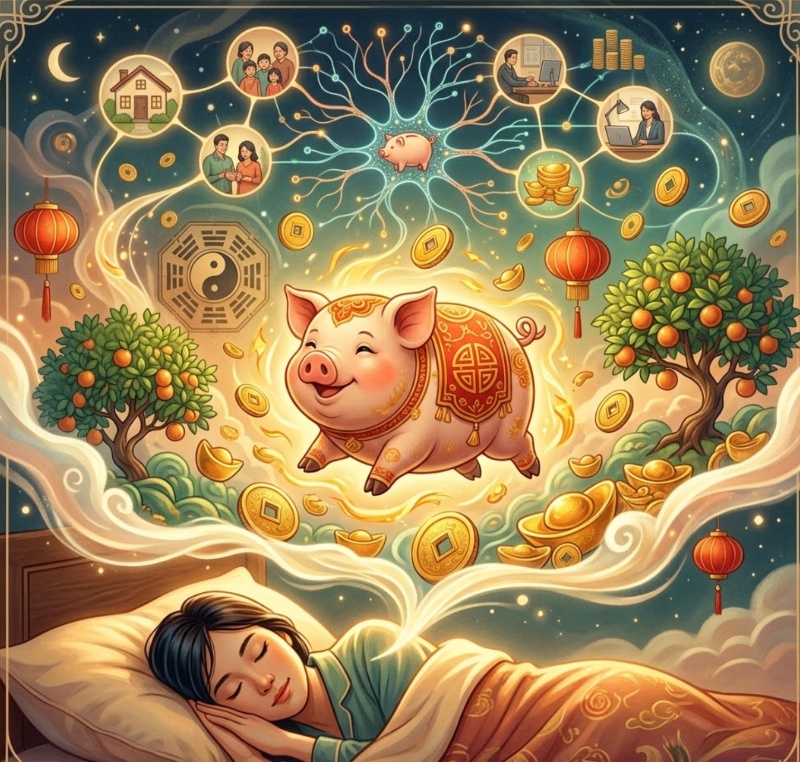 Nguồn gốc và ý nghĩa hình ảnh lợn trong giấc mơ