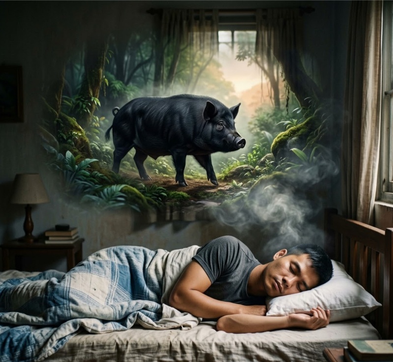 Ý nghĩa khi mơ thấy lợn đen trong giấc mơ