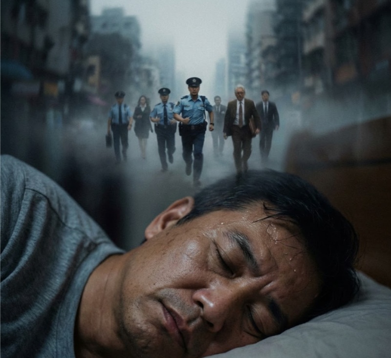 Mơ bị công an rượt phản ánh lo sợ và áp lực