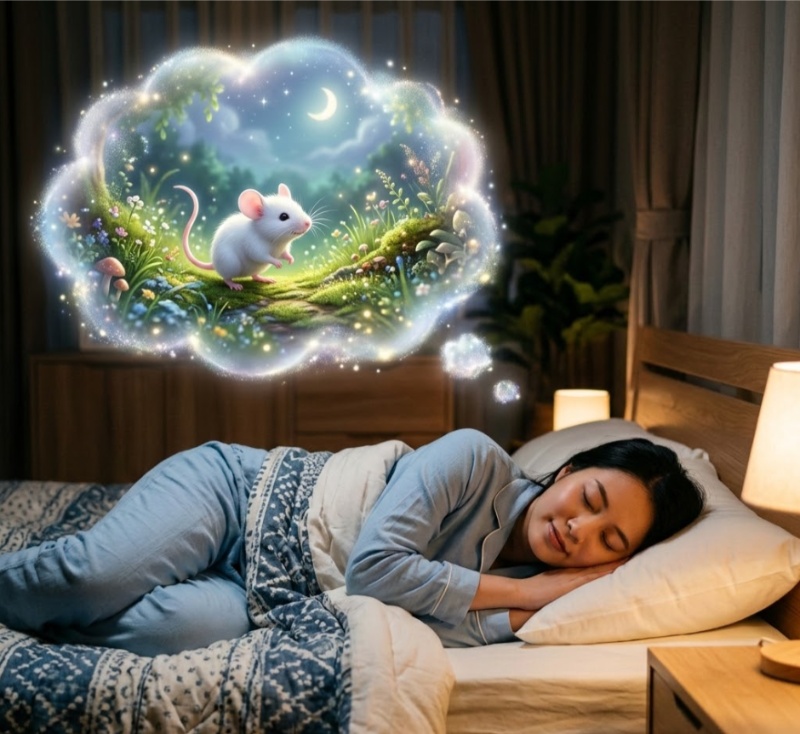 Mơ thấy chuột trắng báo hiệu may mắn tới